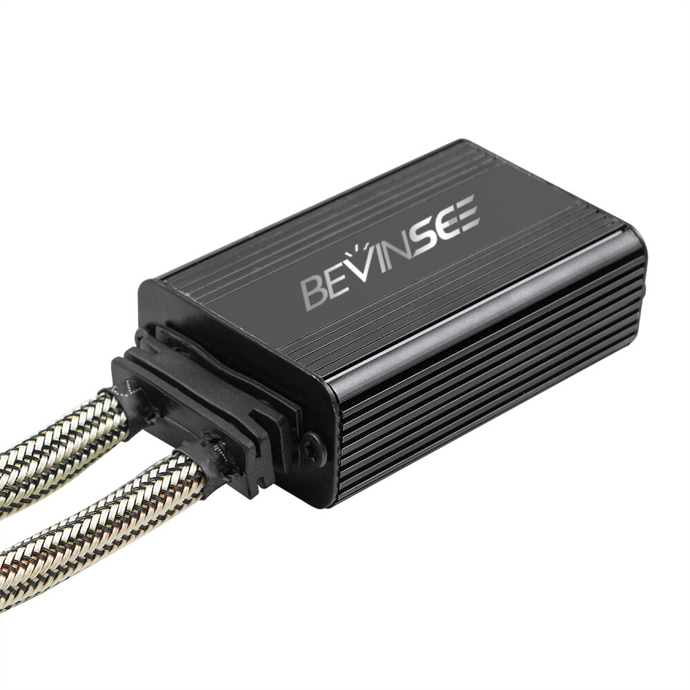 H4 9003 LED Headlight Canbus Decoder Anti Flicker Error Resistor Canceller Wires