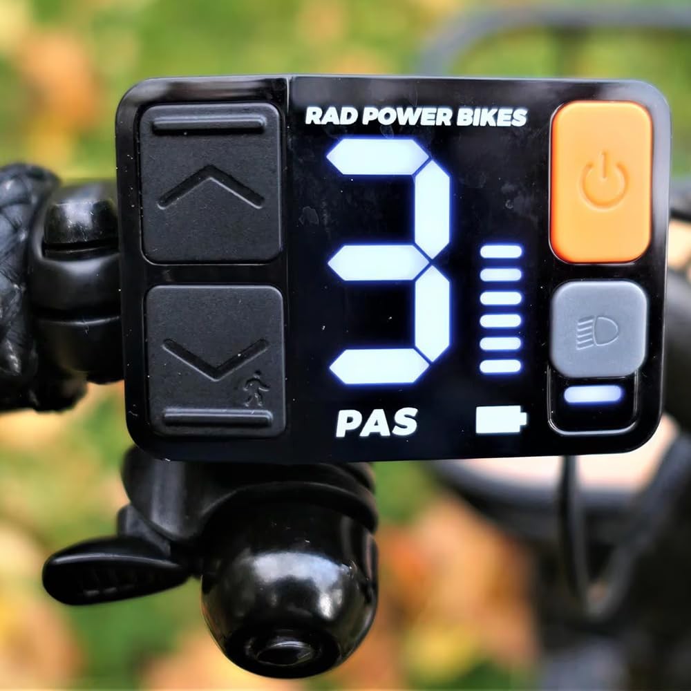 Rad Power LCD Display Meter 48V Ebike Speed Control Screen Panel with Waterpr...