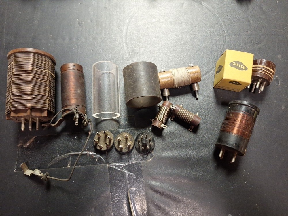 Misc Coil Form Lot Ham Vintage Shortwave Crystal Radio