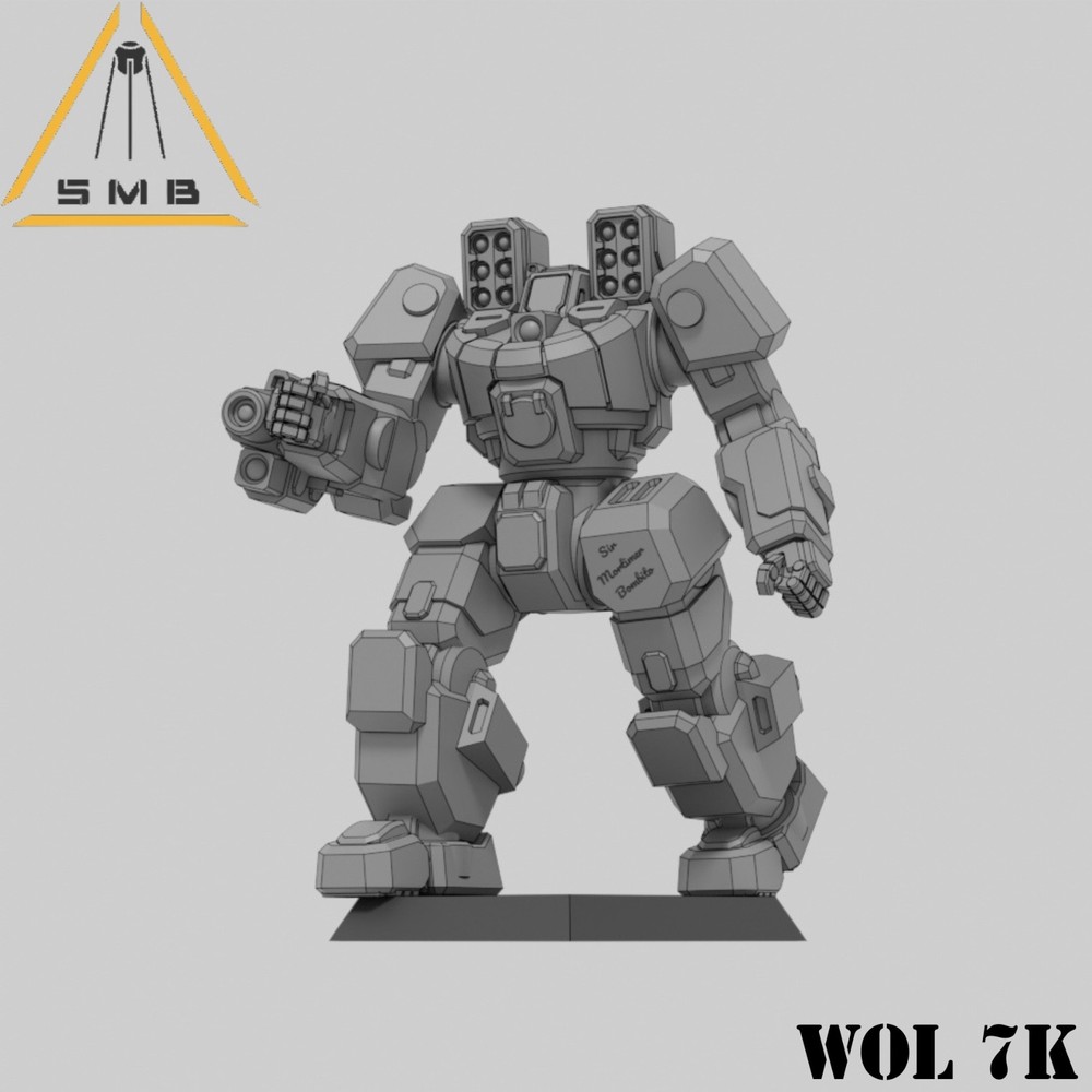 Wol7K - 6mm Sir Mortimer Mech