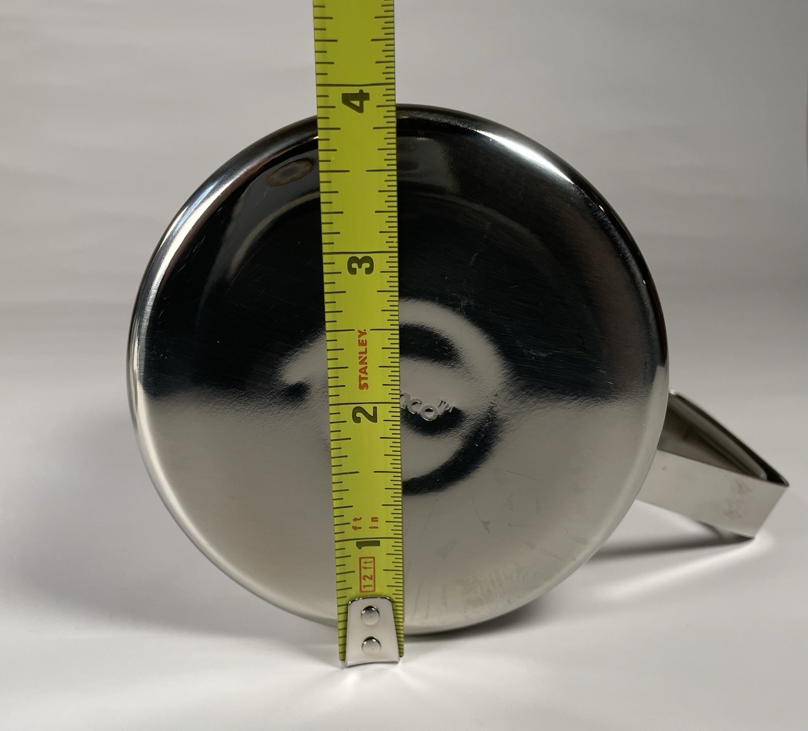 Winco W632 32 Oz Beverage Server Short Spout Hinged Top Stainless Steel QUALITY!