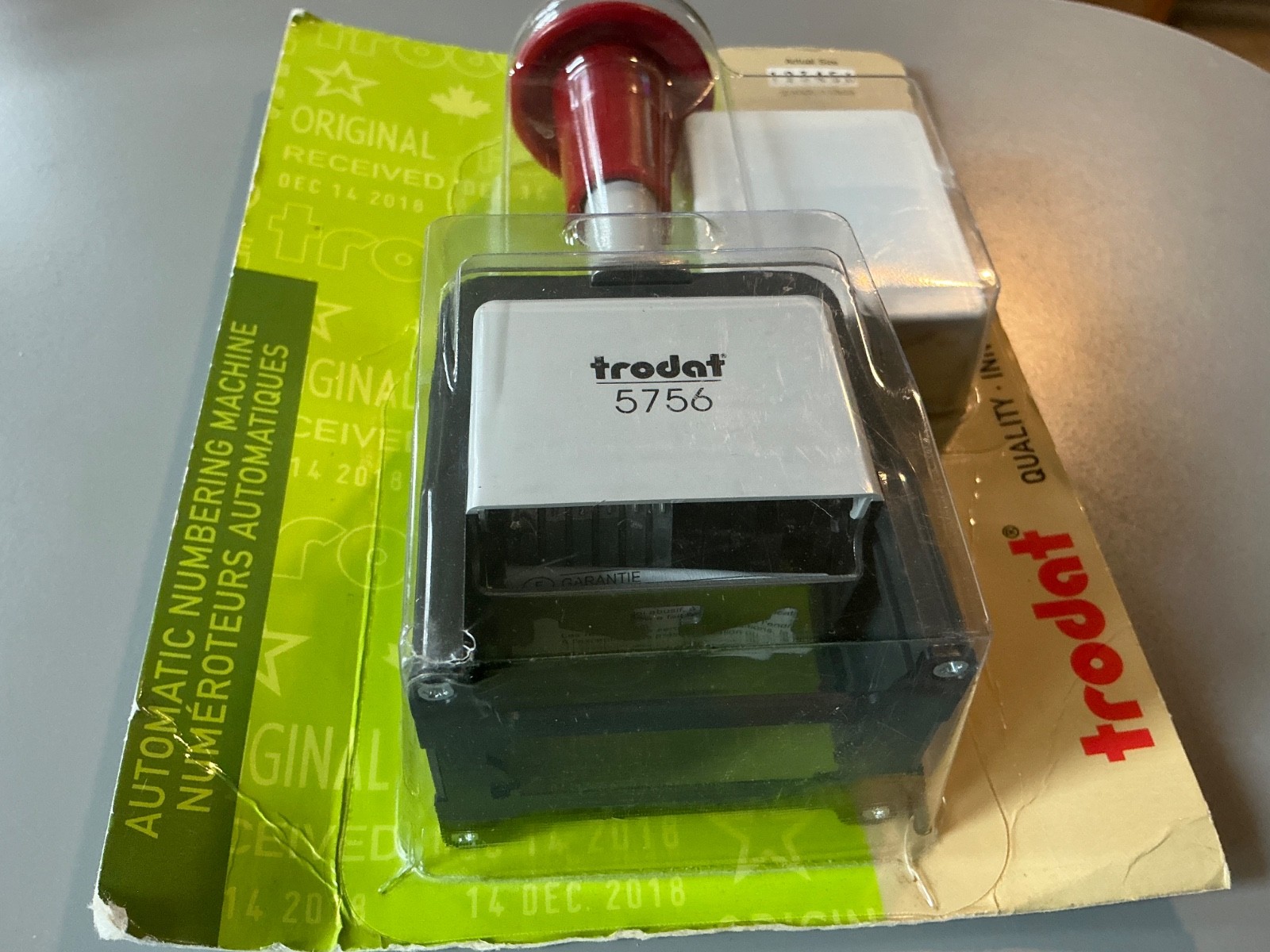 Trodat automatic numbering machine 5756 plastic NEW