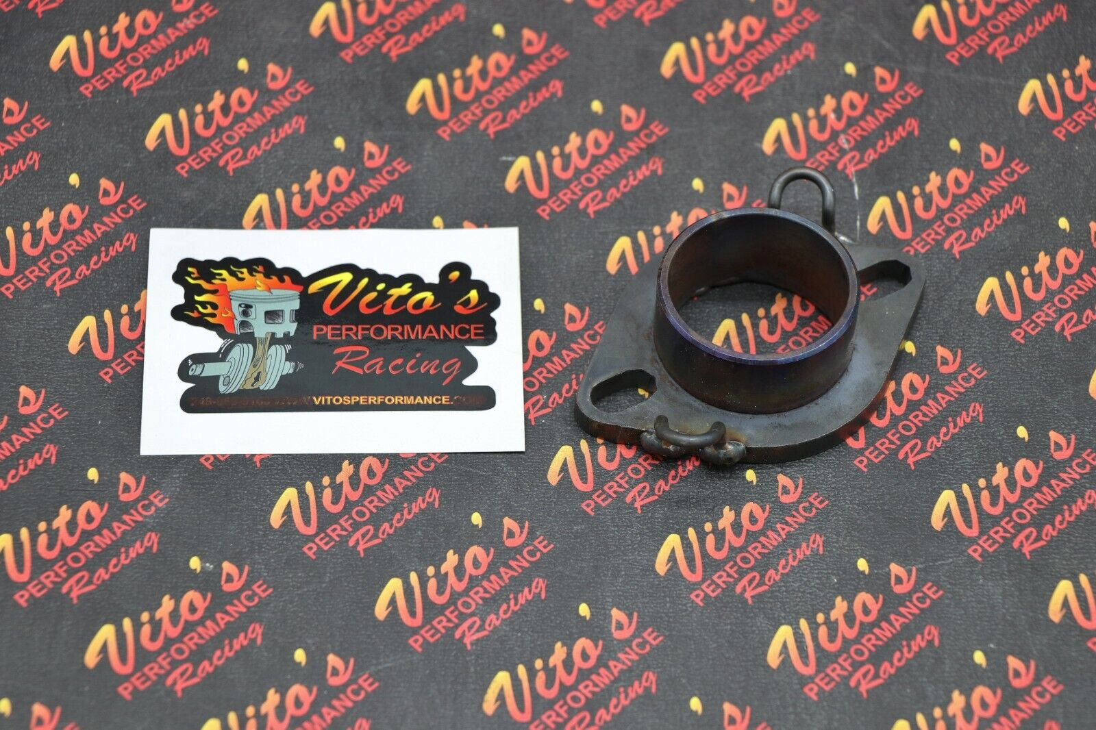 Vito's Performance cylinder flange for FAT BASTARD exhaust pipe Yamaha Blaster