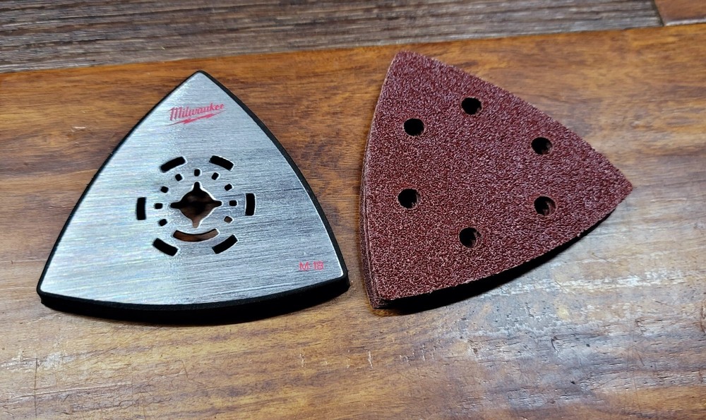 Milwaukee M18 Multi Tool Triangle Sander Accessories
