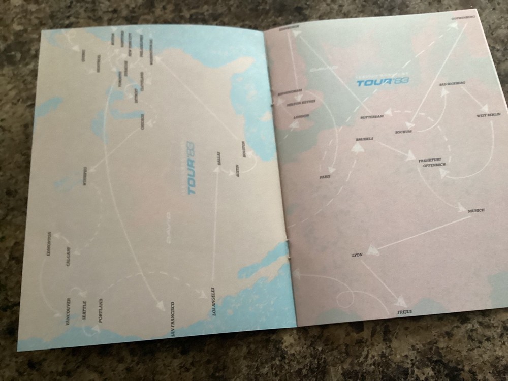 DAVID BOWIE SERIOUS MOONLIGHT 1983 TOUR PROGRAMME