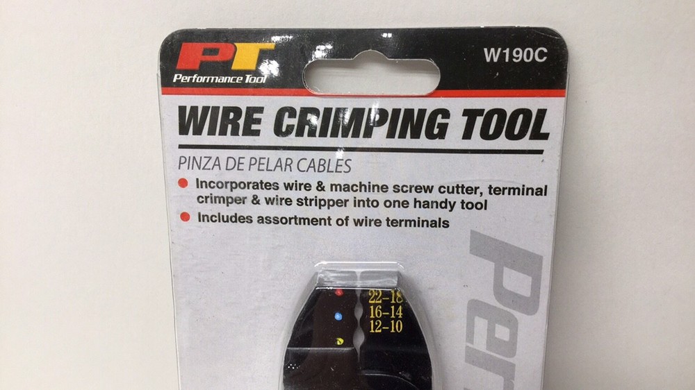 Performance Tool W190C Wire Crimping Tool