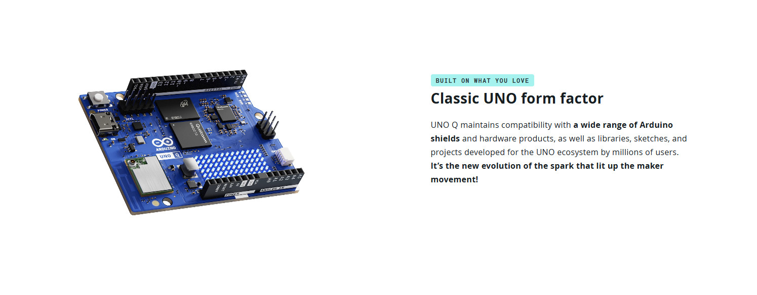 NEW RELEASE | Arduino UNO Q Hybrid Board | 4GB |