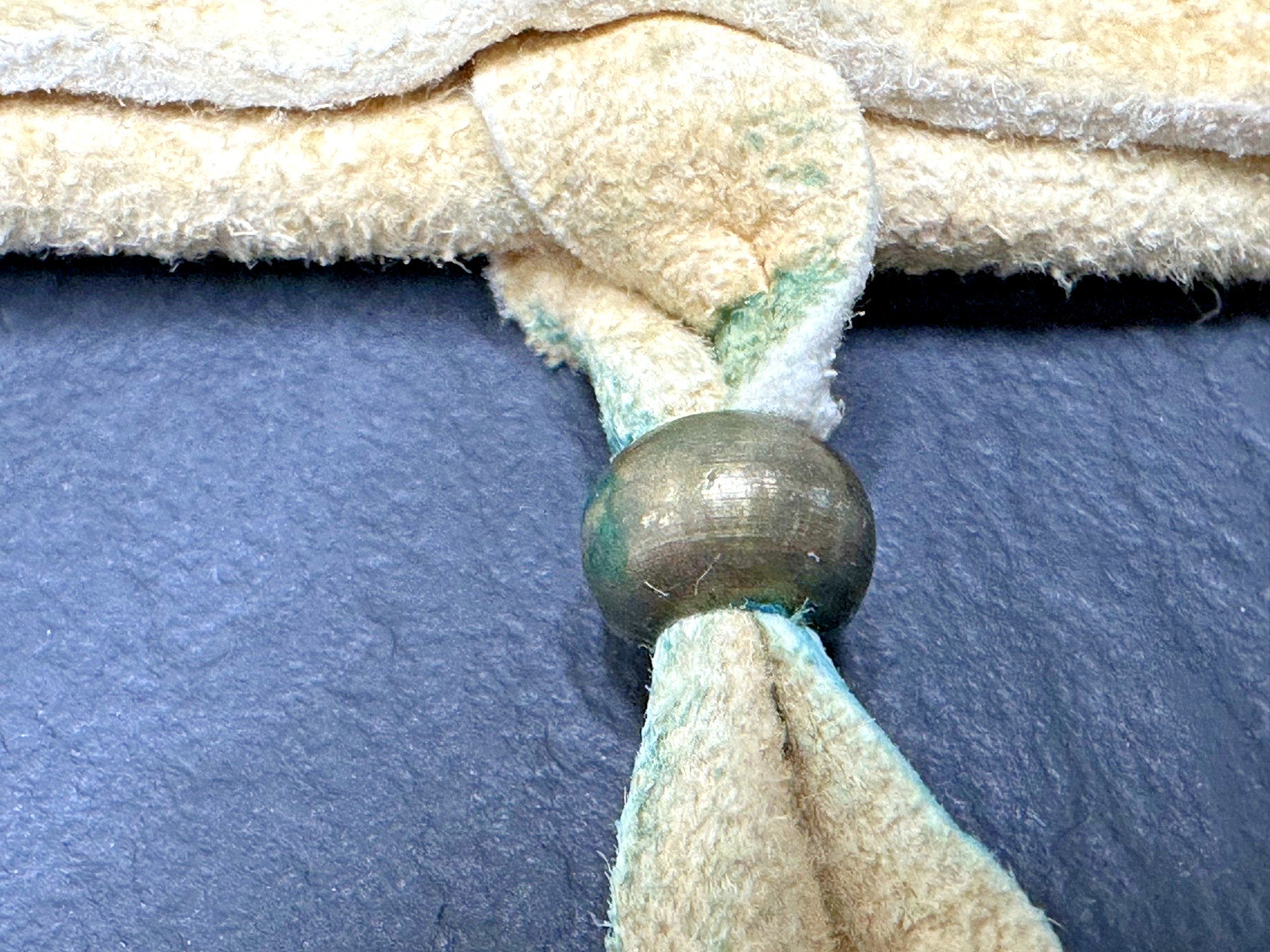 VERY RARE 2003 SACAJAWEA 1.5" MACO BRONZE PEACE MEDAL & MONTANA SUEDE POUCH M871