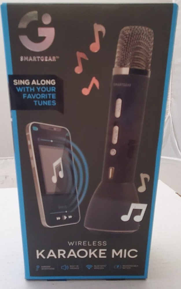 SmartGear Wireless Bluetooth Karaoke Microphone