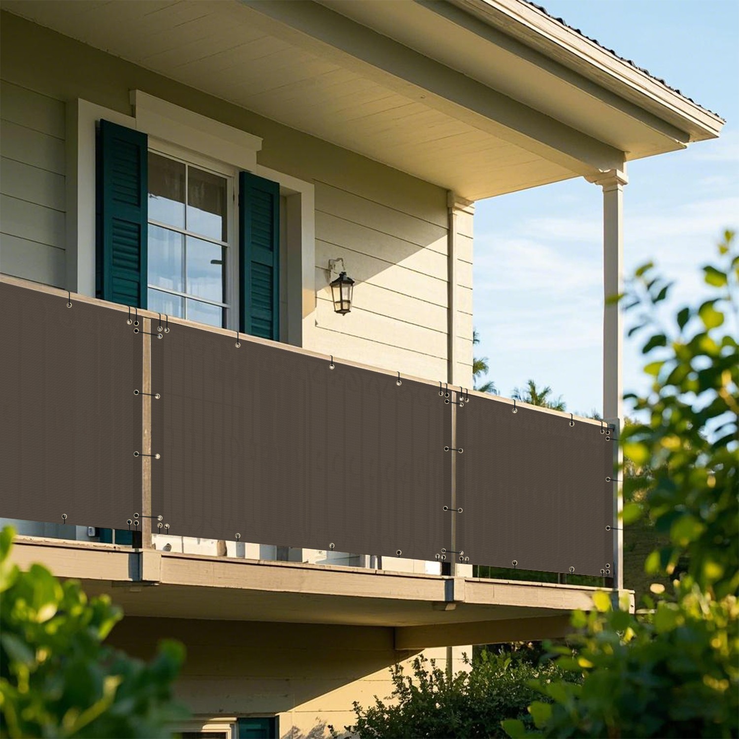 3ft Tall Privacy Balcony Fence Screen Deck Garden Yard Patio Fabric Shade Cover