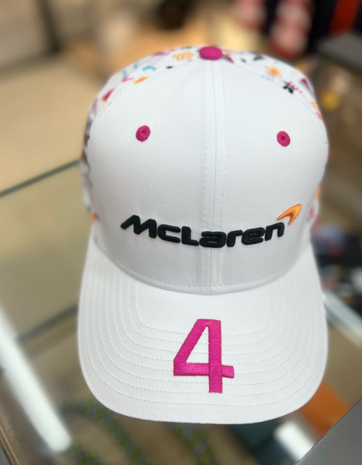 HOT McLaren F1 Lando Norris Miami GP Special Edition White Team Cap - NEW 2026