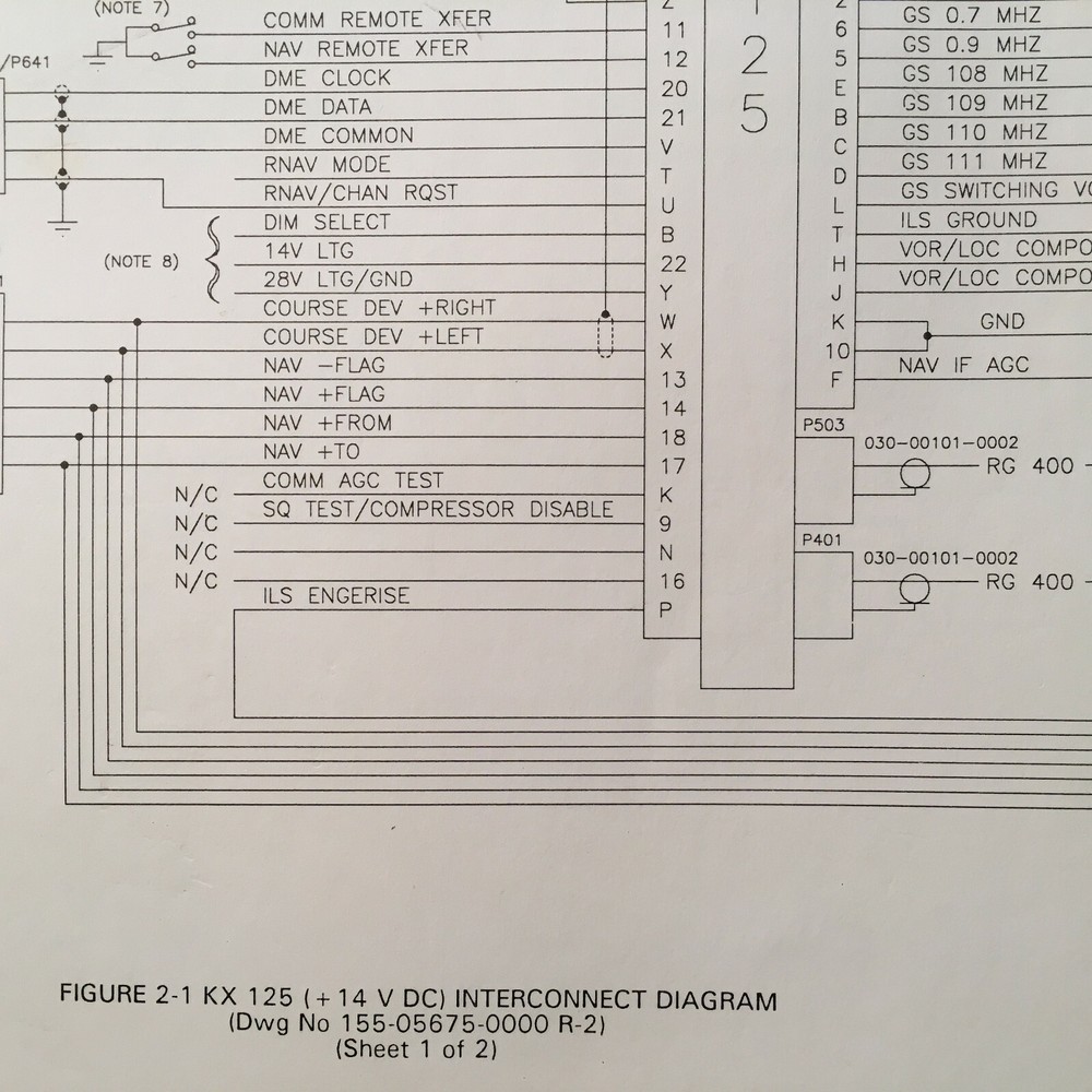 Bendix/King KX-125 Install and Operation Manual