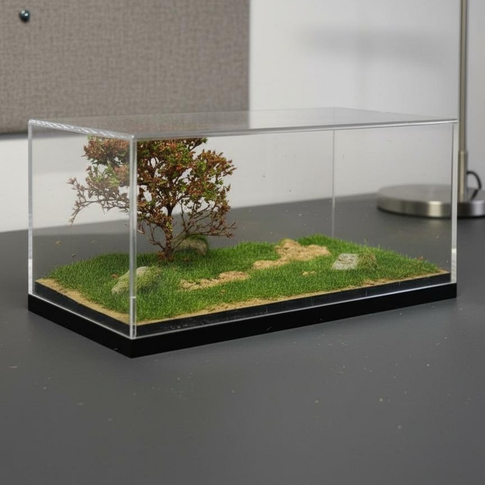1:64 Scale Model Display Container High Clearness All-Terrain Scene Display