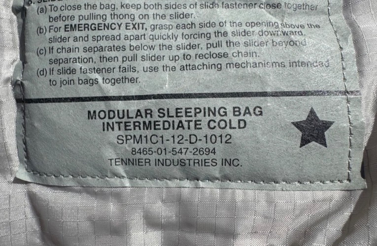 US Army Military 5-Piece Modular Sleep System MSS ACU Sleeping Bag Bivy