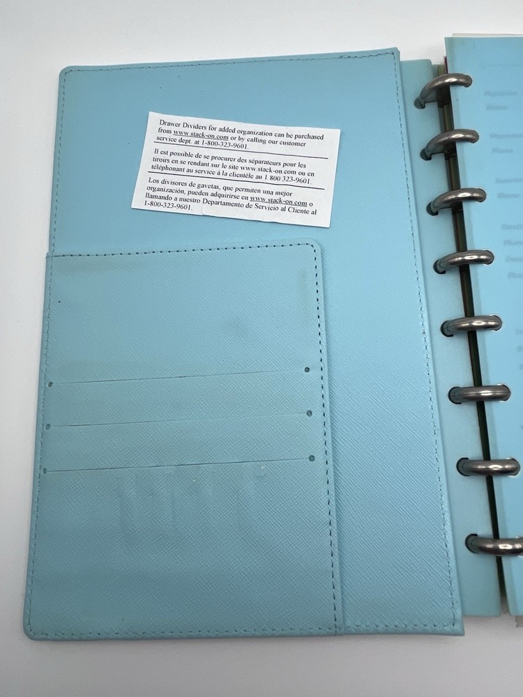 Tiffany Blue Martha Stewart Disc Notebook - Stack On 9 inches