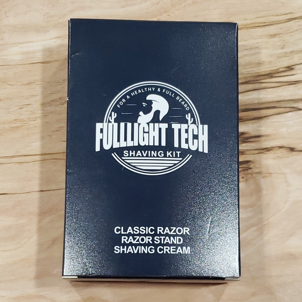 Fulllight Tech Classic Razor, Stand & Shaving Cream