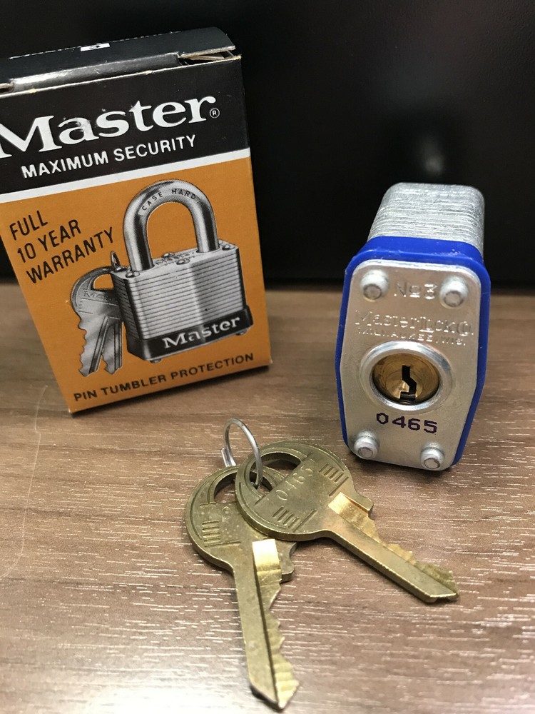 Master Lock 3KA 0465 Laminated Steel Padlock