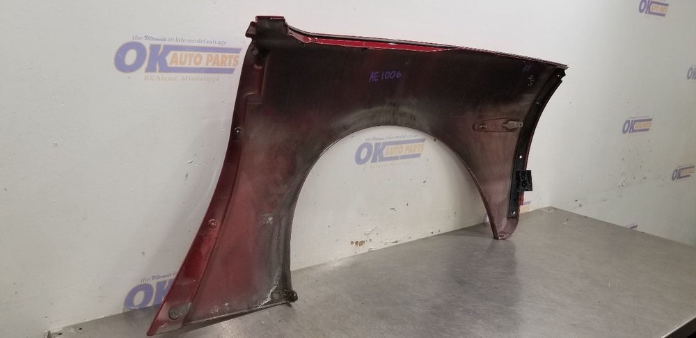 09 CHEVY CORVETTE C6 CONVERTIBLE QUARTER PANEL RIGHT PASSENGER RED