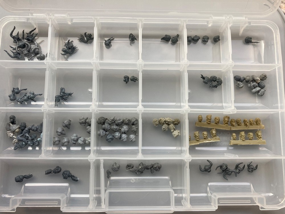 Space Wolf head conversion OOP bits