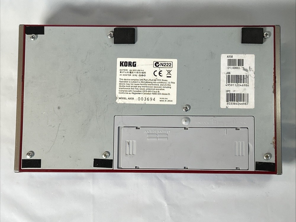 Korg AX5G Multi-Effects Guitar Effect Pedal FX Modeling Signal Processor