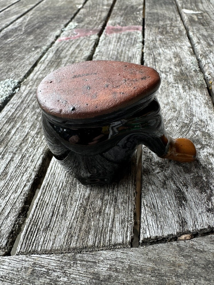 Vintage Ceramic Pipe Shaped Ashtray - Japan