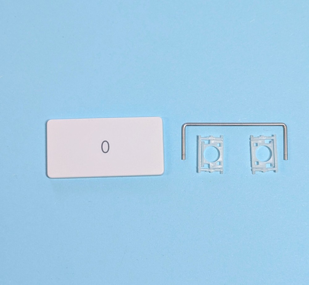 🍏Replacement KEYS Apple Wired Keyboard A1243 Individual Key Cap + Hinge Switch