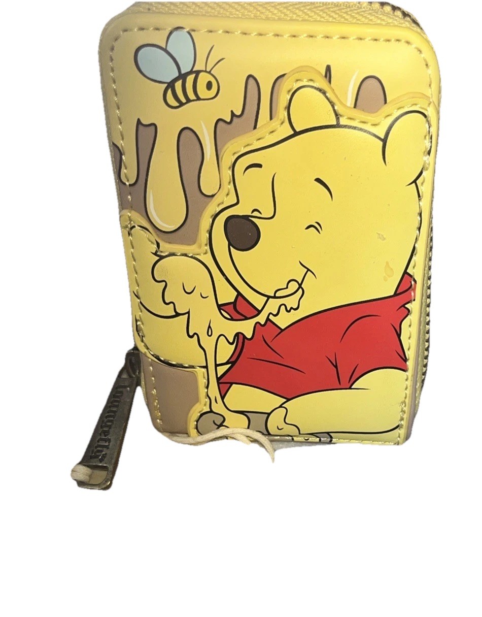 Loungefly Disney Winnie the Pooh Honey Accordion Card Holder Wallet NWT