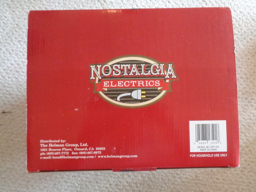 Popcorn Maker by Nostalgia Electrics (#6477).