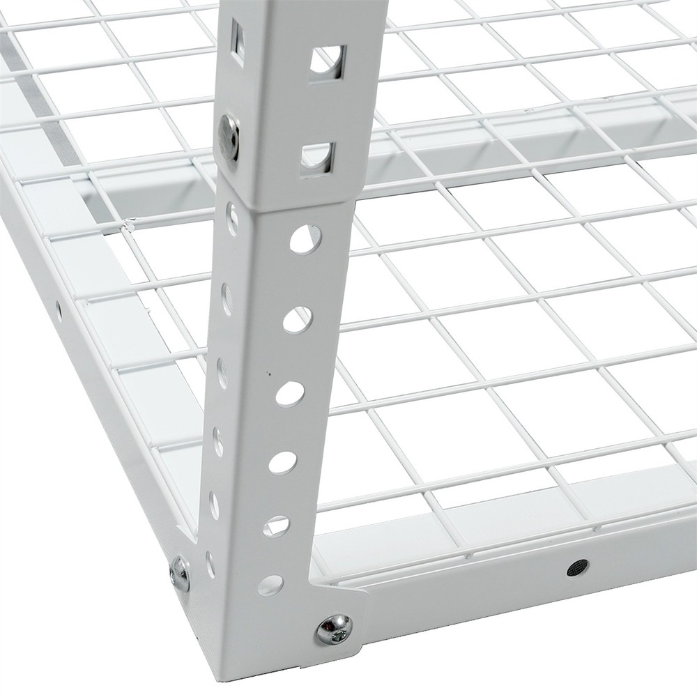 4x8FT Adjustable Ceiling Overhead Garage Storage Rack 600lbs Wall Tool Rack