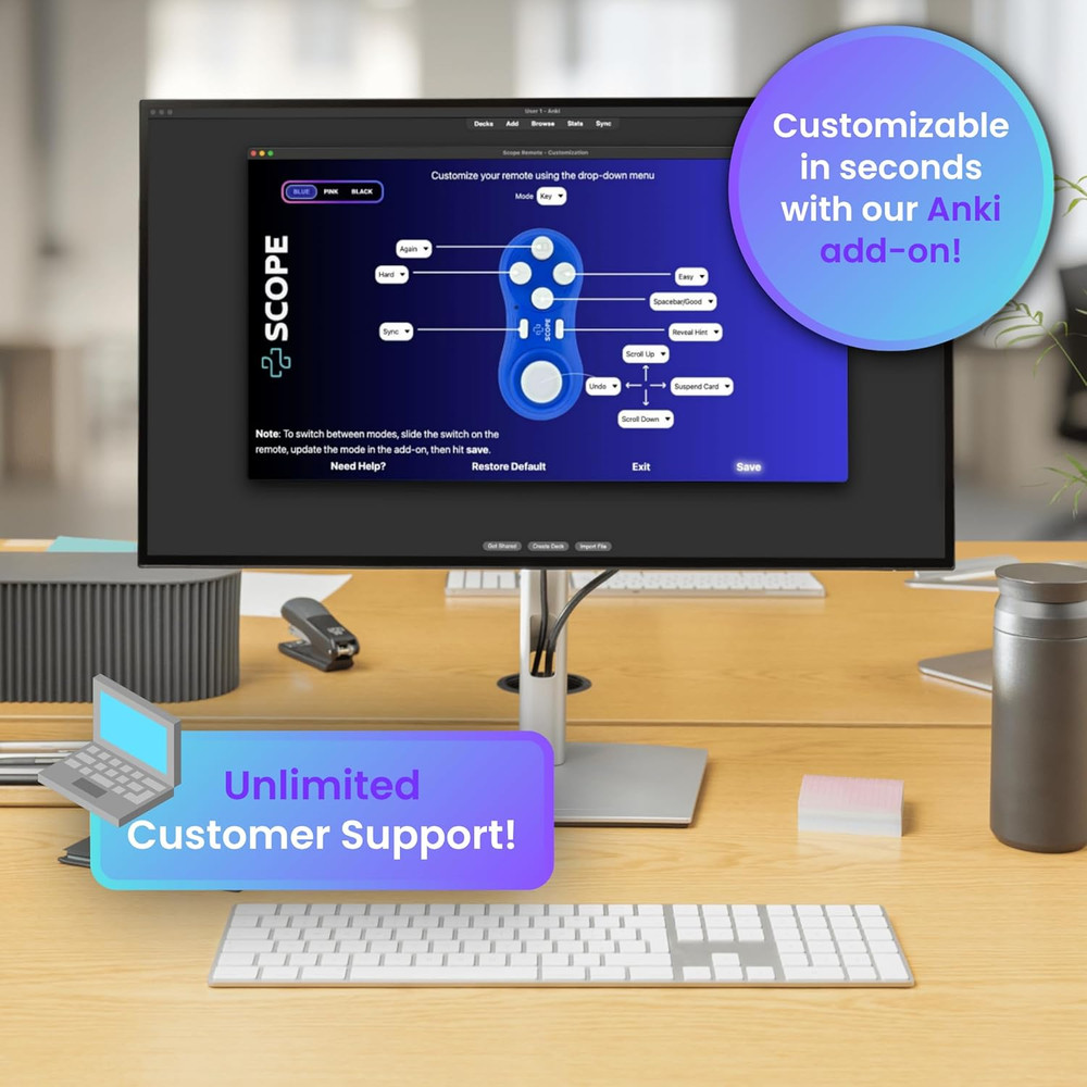 - Remote for Anki. Customizable with Anki Add-On, Compatible with Windows, Mac,