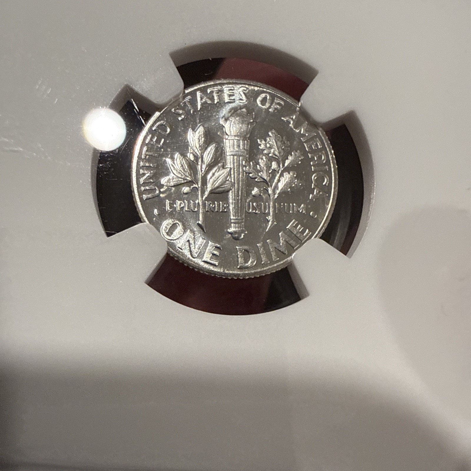 1951 NGC PF68 90% Proof Silver Roosevelt Dime 10c Portrait Lbl