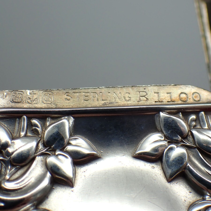 Ornate Match Safe Box Gorham Sterling Silver No Mono