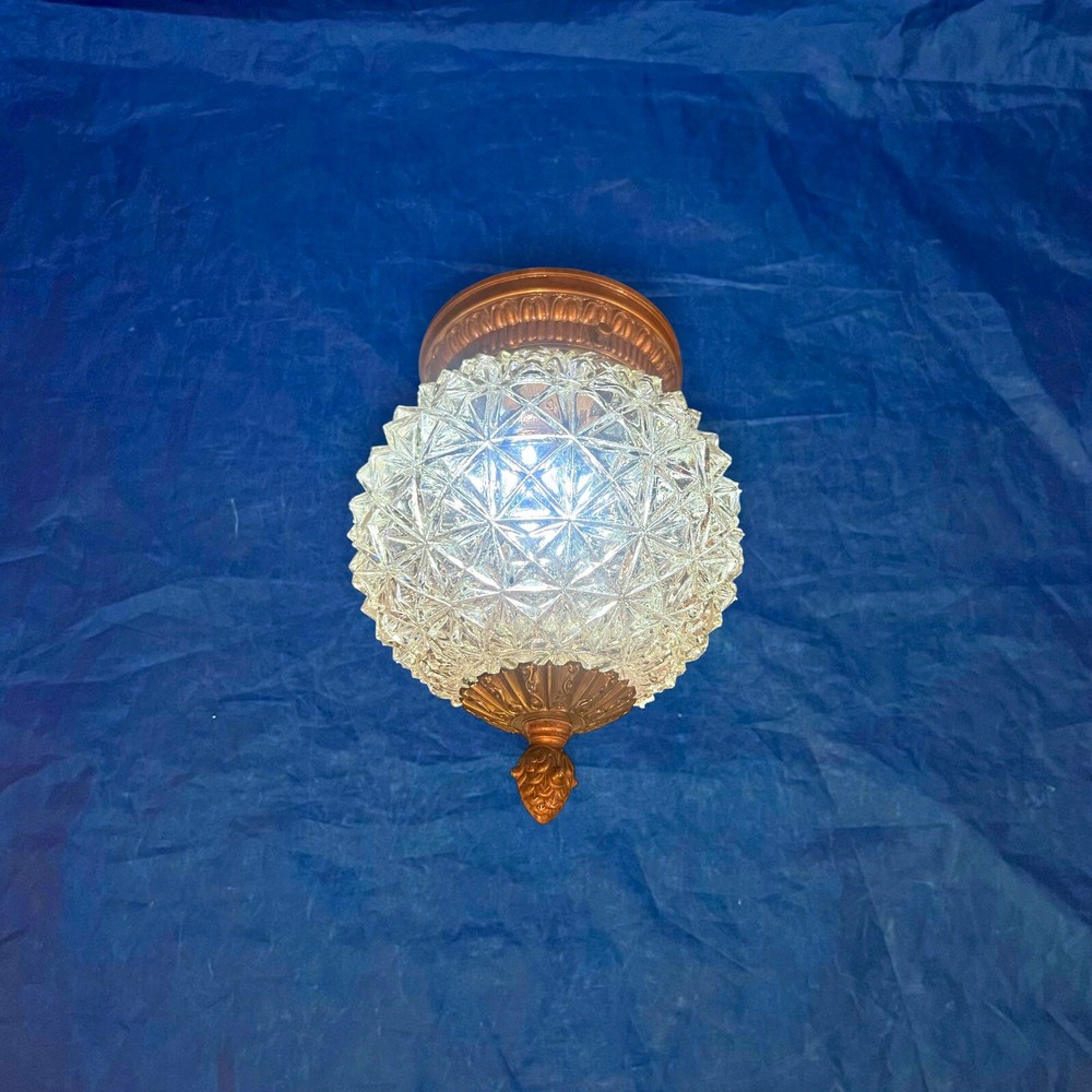 Rewired Flush Mount Fixture Globe 52A