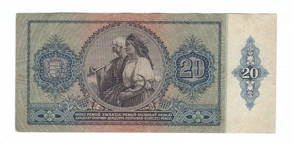 Hungary - 20 Pengo, 1941