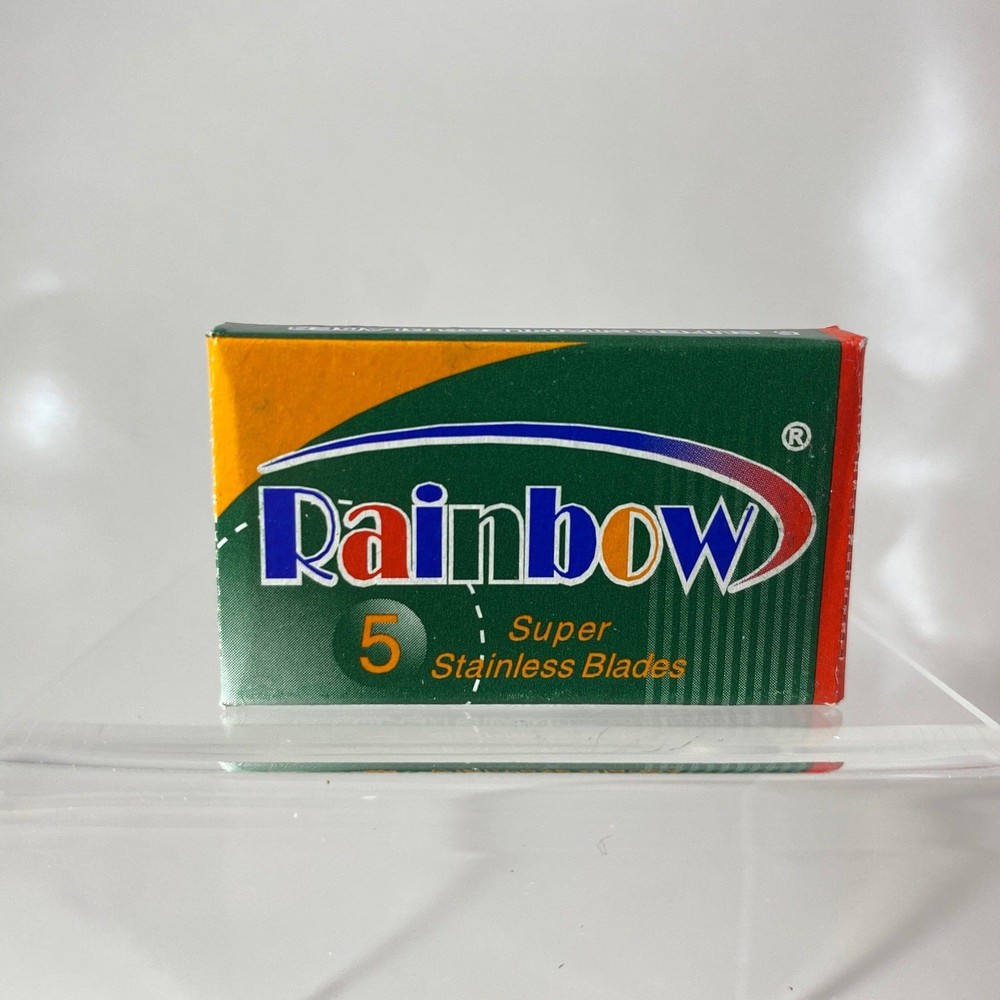 Rainbow Super Stainless Double-Edge Razor Blades (5 Blade Pack)