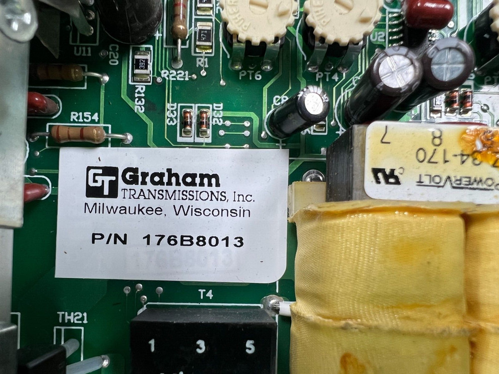👀 GRAHAM TRANSMISSIONS DRIVE SPEED TORQUE CONTROLLER 176B8013
