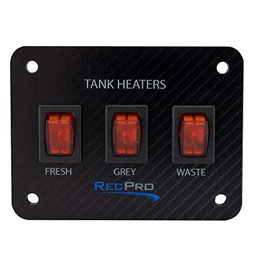 RV Toggle Switch | Tank System Control Panel | Gang Kit System | 3 Toggles