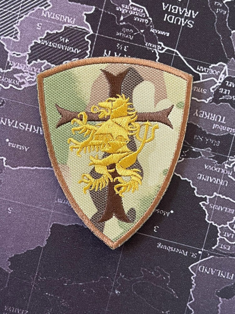 USN SEAL Team 6 DEVGRU GOLD SQUADRON Crusader Shield Lion OCP Multicam Patch