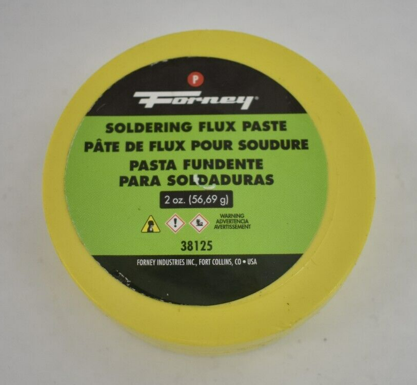 Forney Soldering Flux Paste 2 oz Container Ruby Fluid Genuine OEM 38125