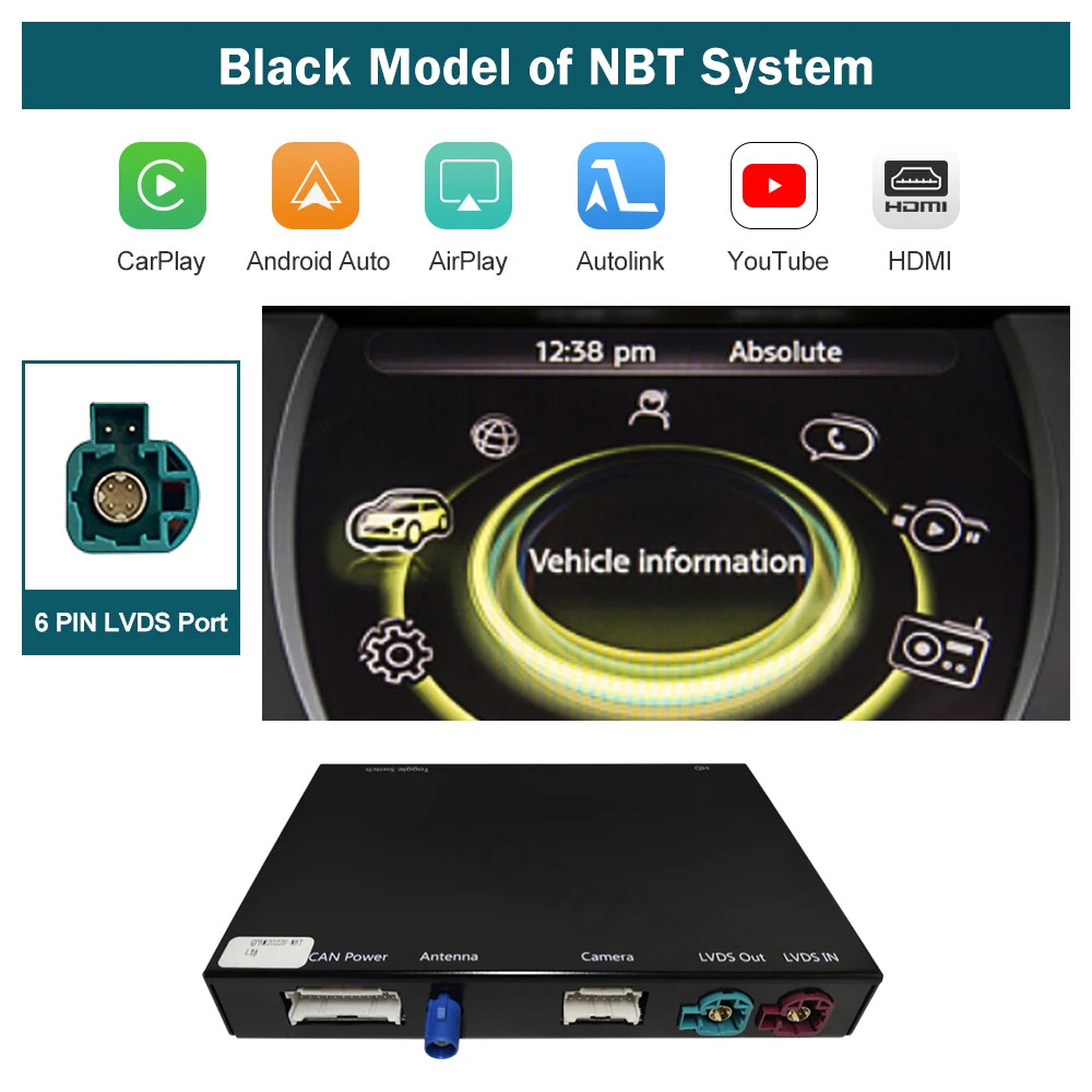 ​​Wireless CarPlay Adapter, Android Auto USB Dongle - Converts Wired to Wireless