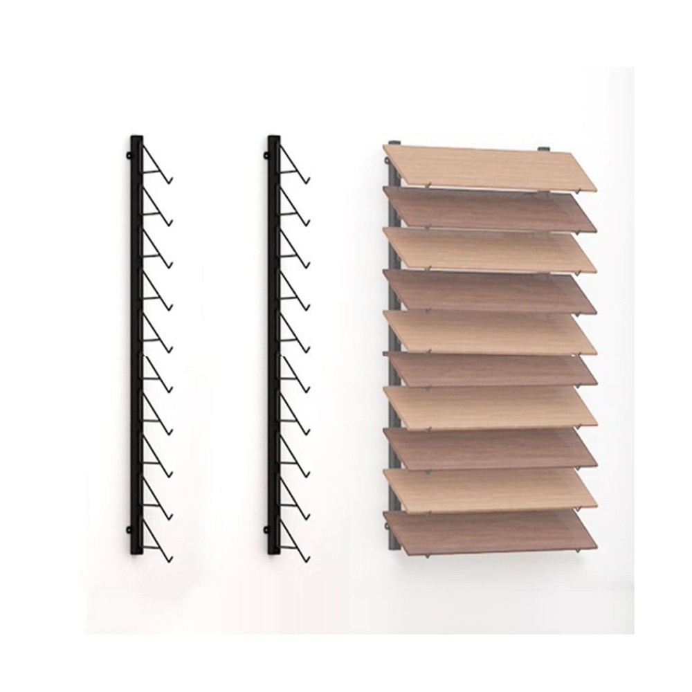 Wall Mounted Floor Tile Storage Rack, 10-Layer Porcelain Sample Display Stand...