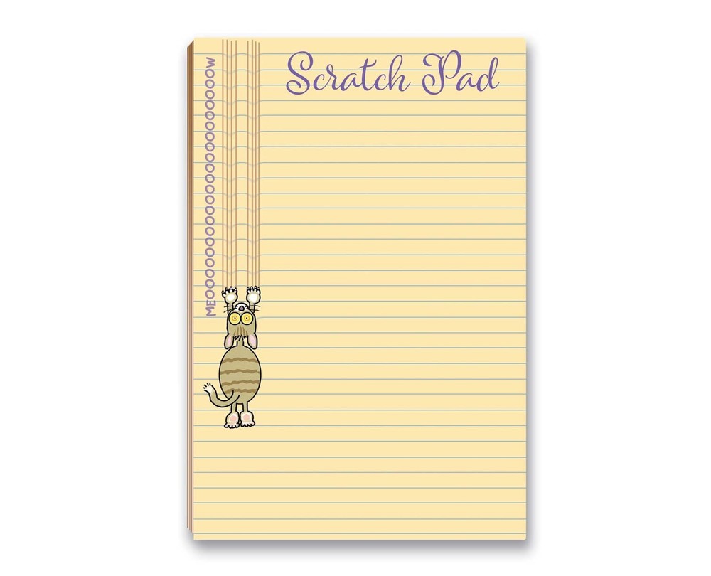 Scratch Pad - Funny Cat To-Do List  Notepad - 50 Sheets Per Pack - 45008