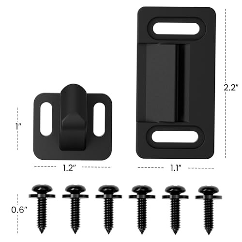 Aluminum RV Screen Door Latch Left Handle Replacement Kit for Left handle