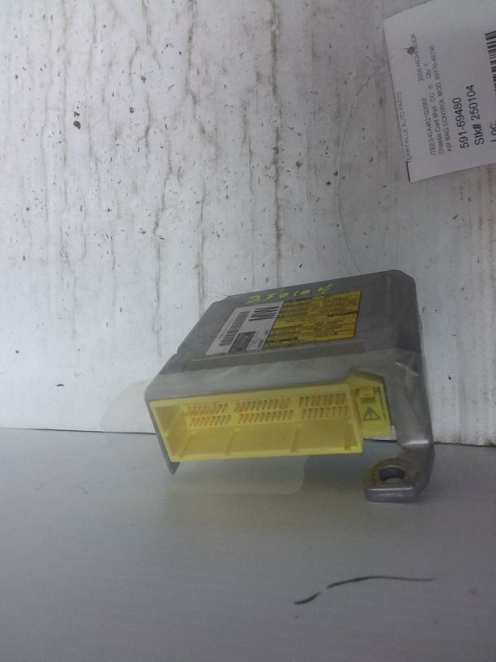 SRS Control Module Control Under Console Fits 08-10 HIGHLANDER 89170-48240