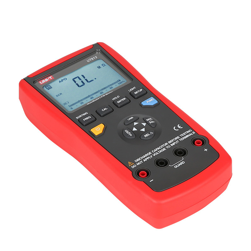 UNI-T UT612 Capacitance meter LCR Meter Inductance Ohm Freq Deviation Ratio Test