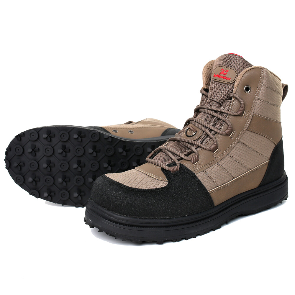 Wading Boots,Waders Boots,Fishing Shoes With Rubber Sole and Studs For Fishing