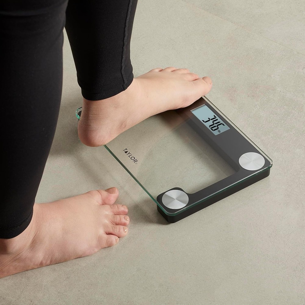 Taylor Digital Compact Scale Clear - Portable - 400 lb Capacity