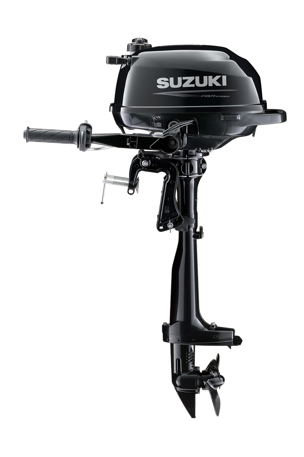 Suzuki Outboard Motor DF2.5S5 | 2.5HP 4-Stroke, 15 Inch Shaft, Tiller