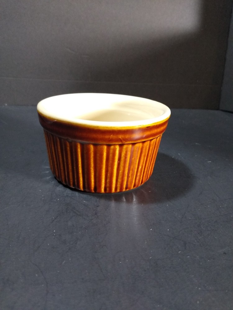 Mason Cash brown ribbed Ramekin