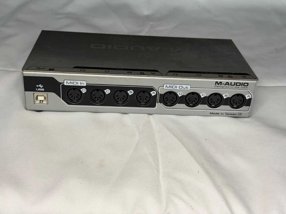 M-Audio MIDIsport 4x4 USB MIDI Interface 4x4 In/Out Studio Controller - used